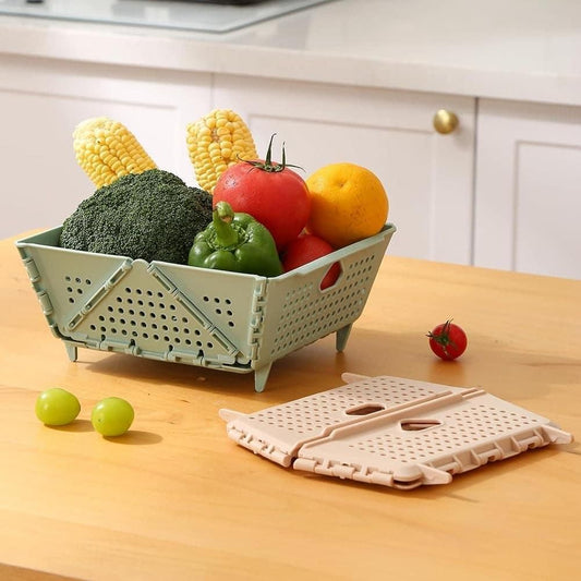 Foldable Fruit Drain Basket