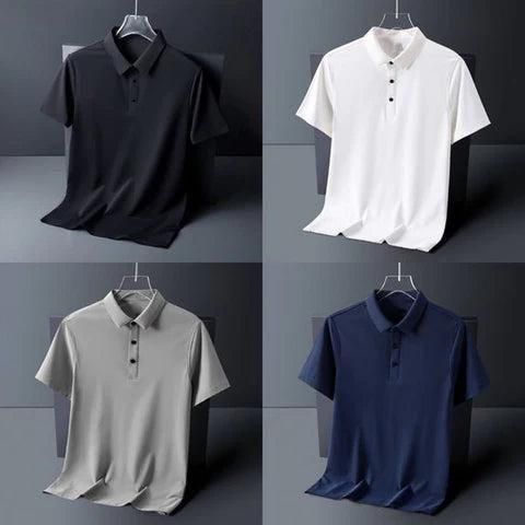 Poly Matte  Mens Polo T-Shirt Pack Of 4