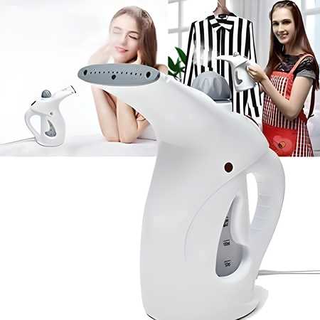 Portable Garment/Facial Vapor Steamer Iron Brush